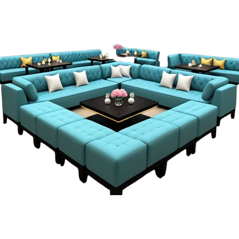 The lounge area adjacent to the dance floor featured thirty-six tables, with couches, ottomans, and banquette sofa seating. with pretty models occupied about a third of those tables, which were strategically located throughout the room, placed in the corners and next to big spenders, emoji
