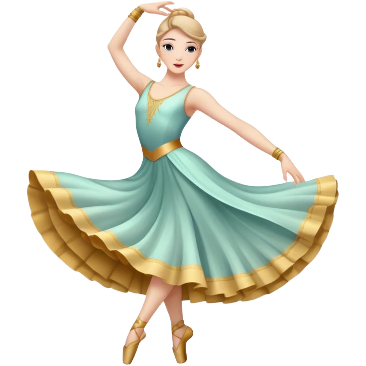 dancer for music emoji