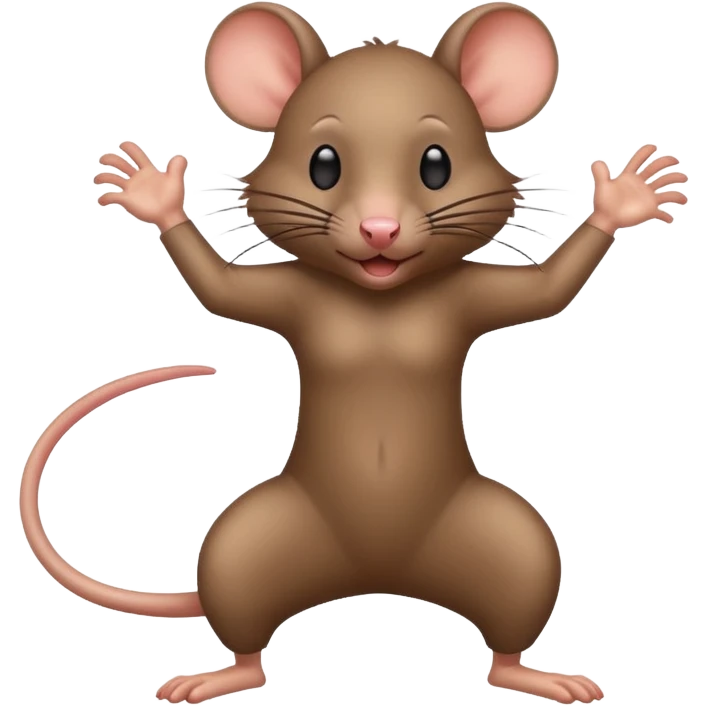 Twerking rat emoji