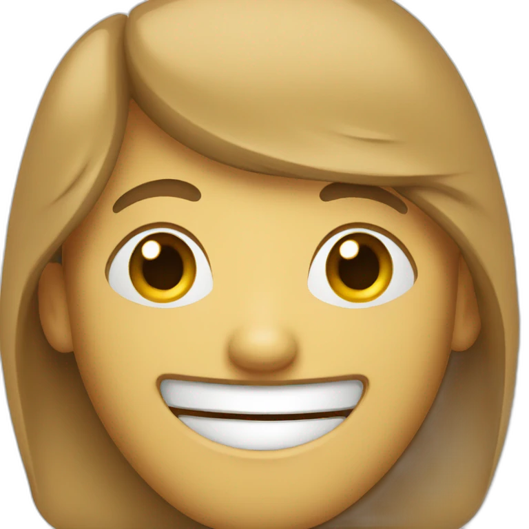 A cheerful person emoji