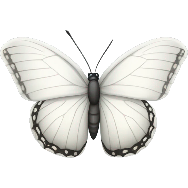 White Butterfly  emoji