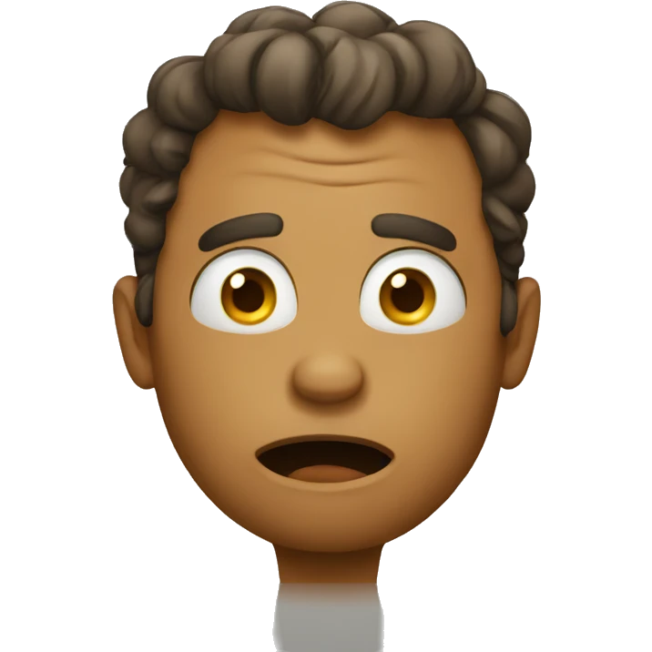 Frustrated emoji