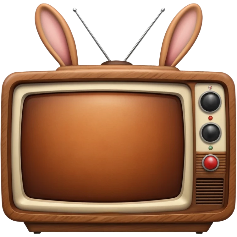 vintage TV set emoji