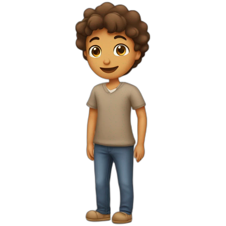 Garçon amoureux près de sa copine  emoji