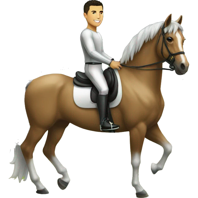 Ronaldo à cheval emoji