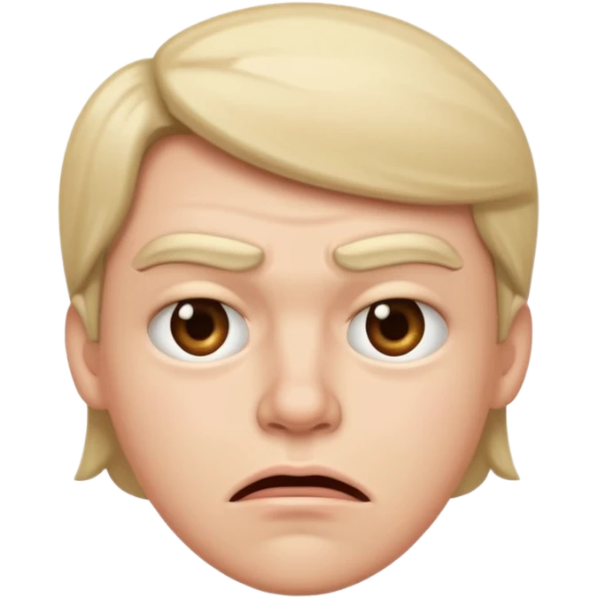 😖 mouth but 😒 eyes emoji