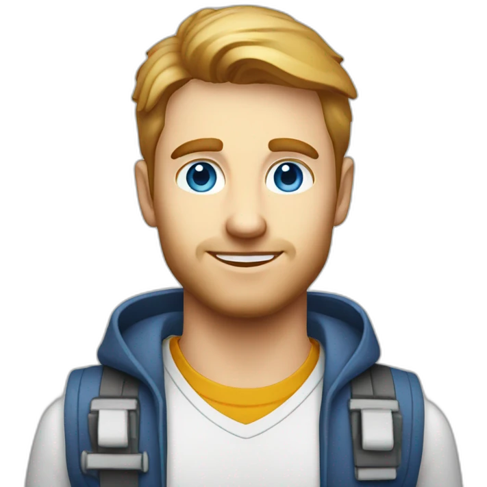 blue eyed australian product design engineer emoji