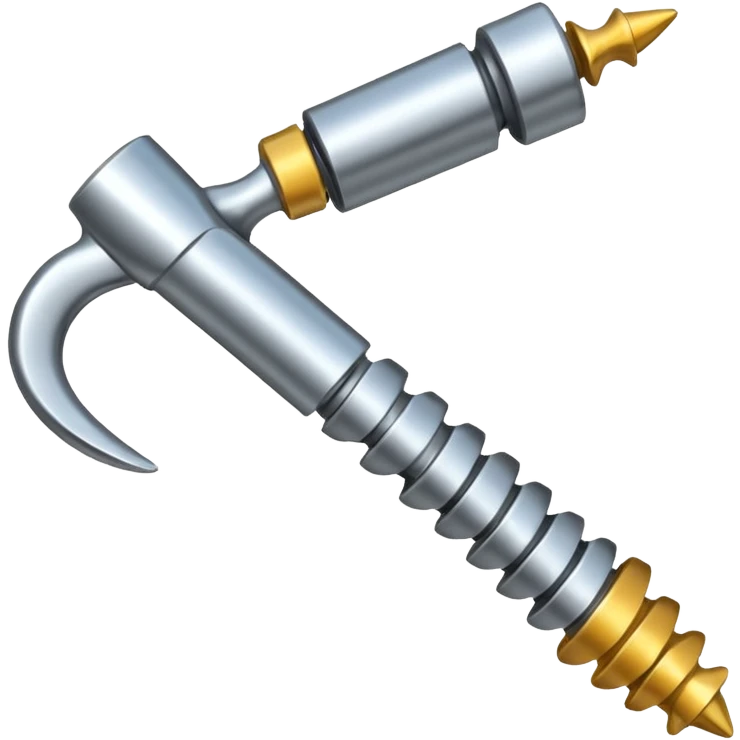 Corkscrew sharp emoji