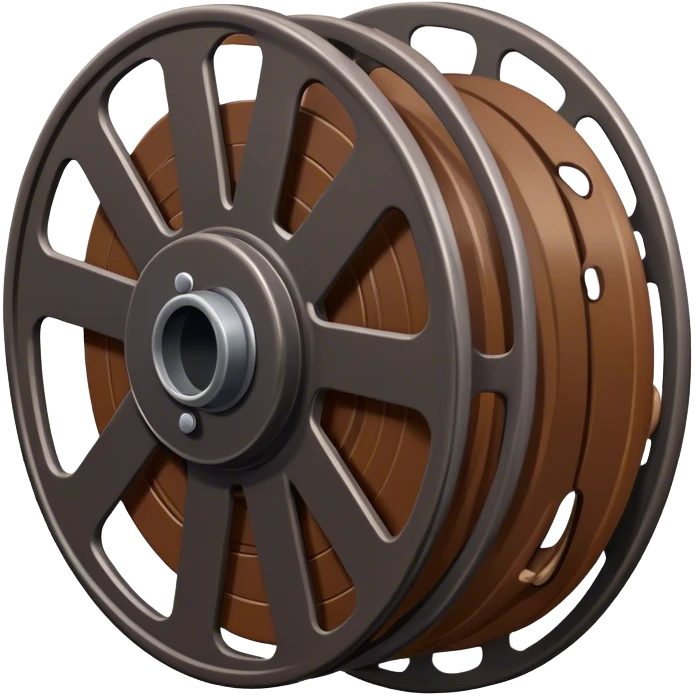 Film reel with cold shit emoji