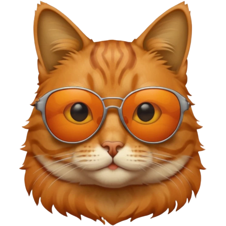 Cat wearing sunglasses emoji