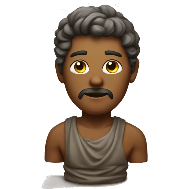 male sculpting God emoji
