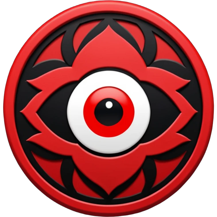 Sharingan del clan Uchiha emoji