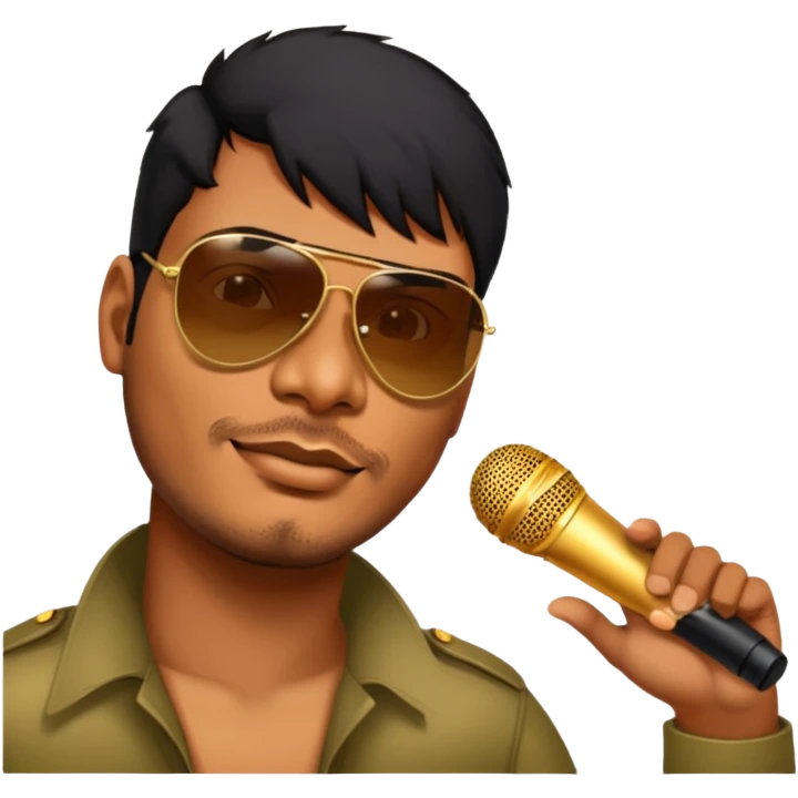 Vibrant Festival Singer emoji