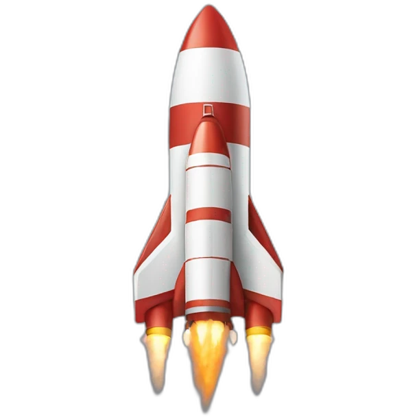 Rocket going up emoji