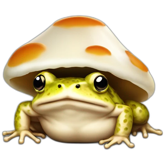 Toad qui mange un champignon emoji