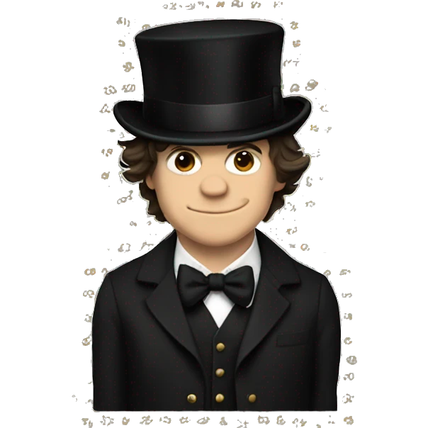 harry styles with a tophat emoji
