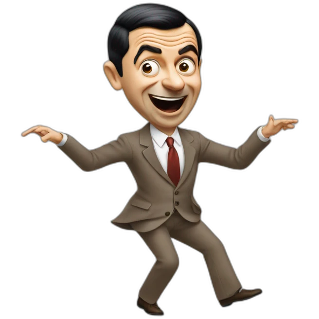 Mr bean dancing emoji