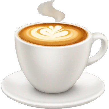 Cappuccino coffee emoji