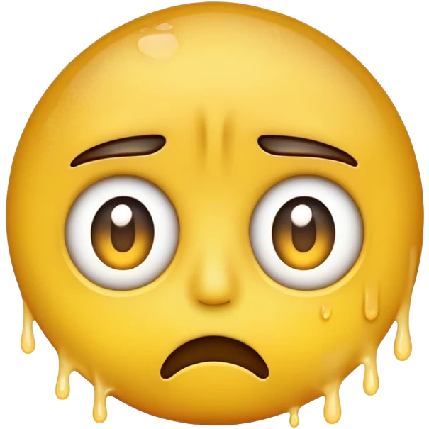 yellow face emoji panics emoji