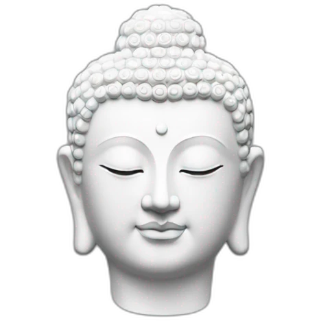 Buddha-white emoji