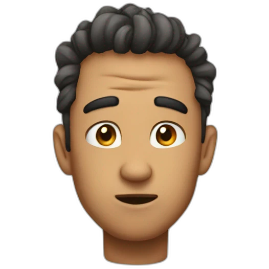 Shhh I'm squintmaxxing emoji