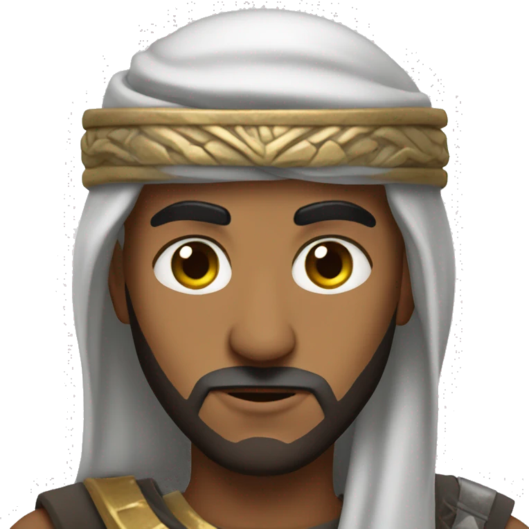 arab warrior call out emoji