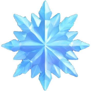 ice crystal emoji