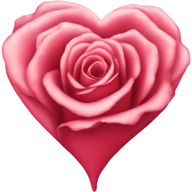 Rose heart emoji