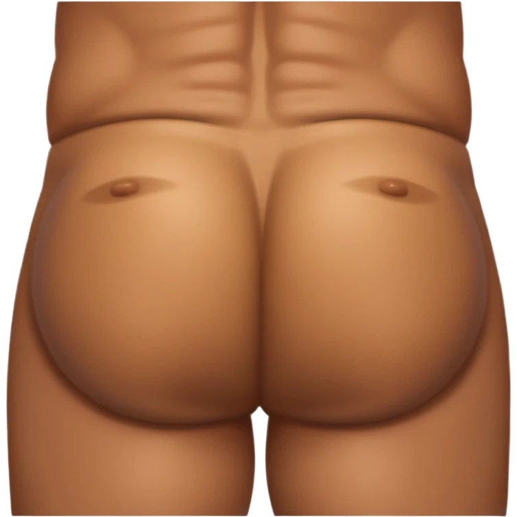 Man with spread butt cheeks emoji