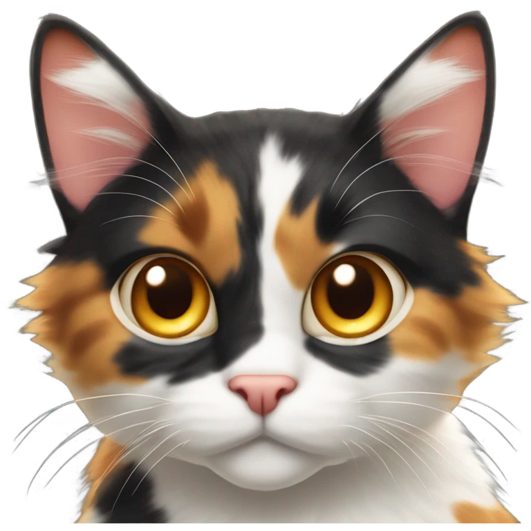 3color cat emoji