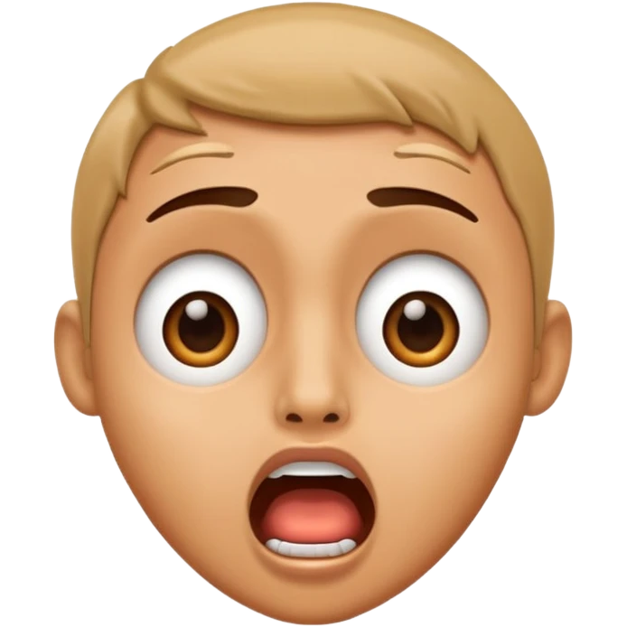 Shocked face emoji