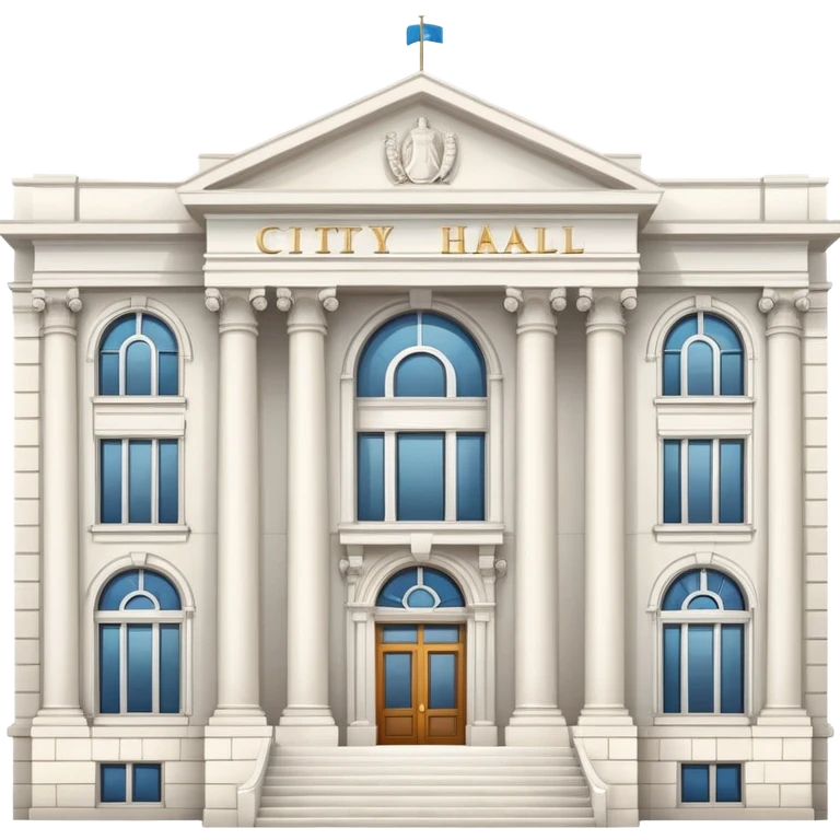 City hall government building emoji