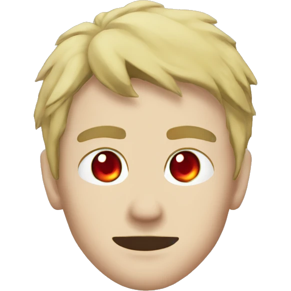 asta with red eye emoji