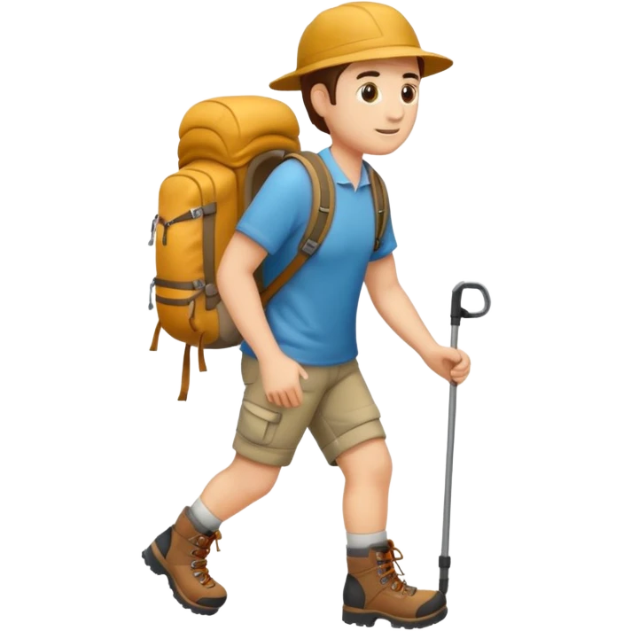 hiking emoji