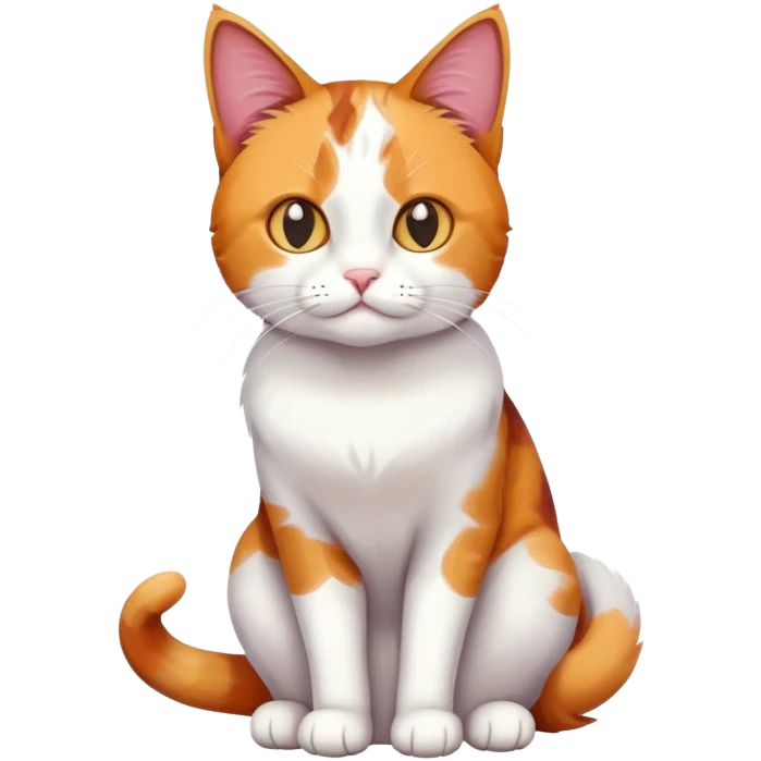 cat full body sitting emoji