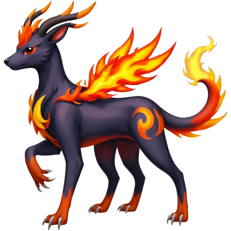 
Canine-Houndoom-Xerneas-Salandit-Noibat-Flareon-Fakémon-fusion (full body) emoji