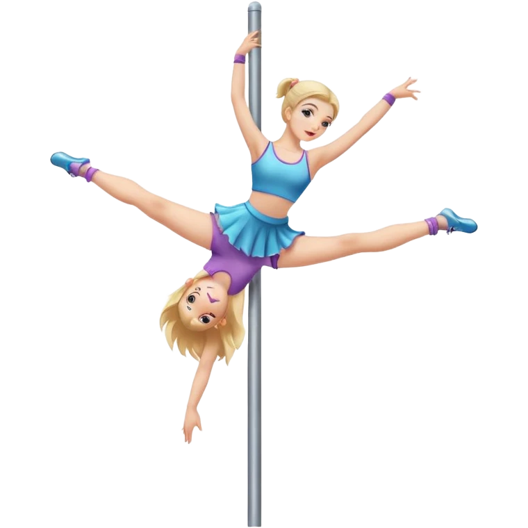 Girl pole dance  emoji