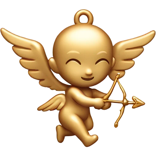 3d cupid charm simple emoji