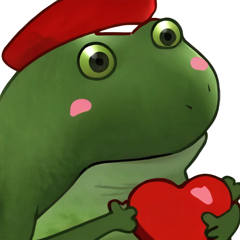 Cute heart emoji