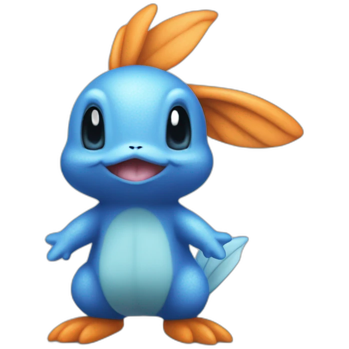 Mudkip pokemon realistic emoji