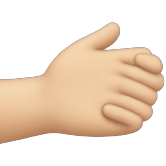 hand hug emoji