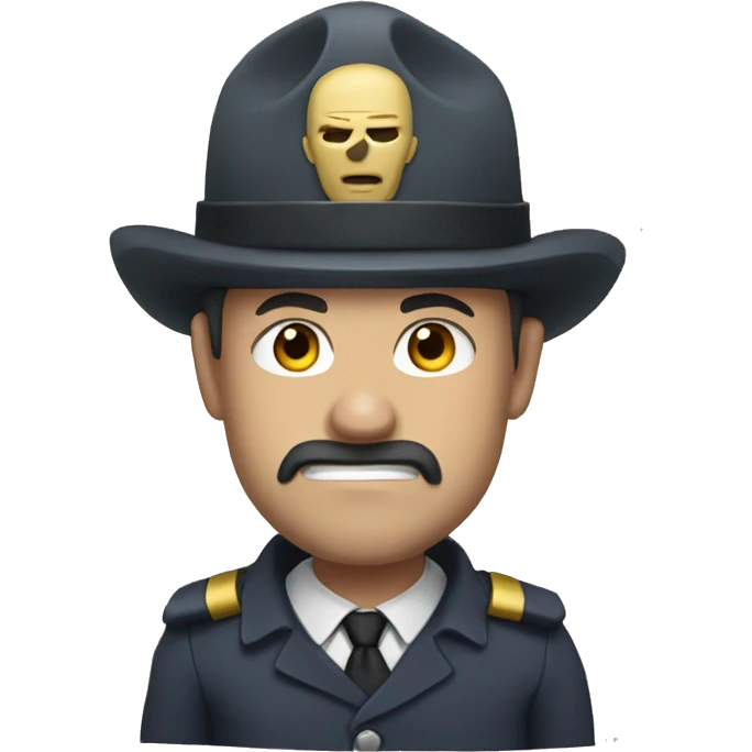 The warden from super jail emoji