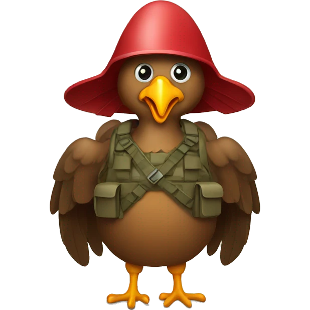 Turkey soldier emoji