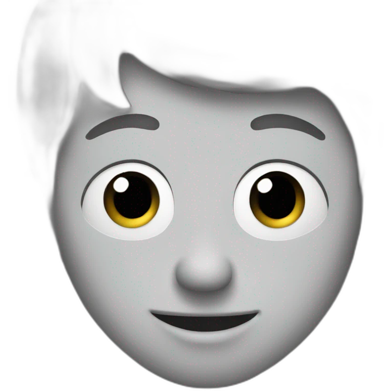 a shy man emoji