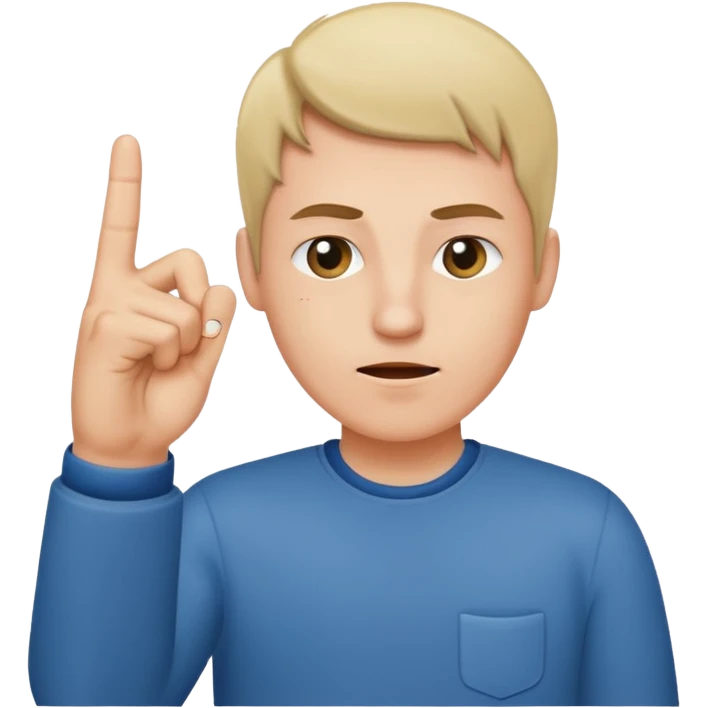 Person flicking middle finger emoji