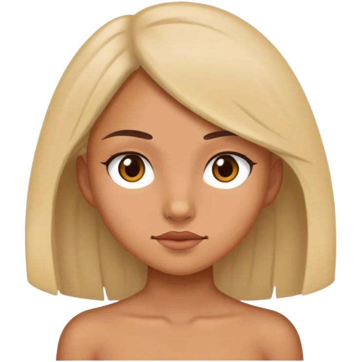Girl with small boobs and big vagina emoji