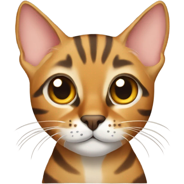 bengal cat sitting  emoji