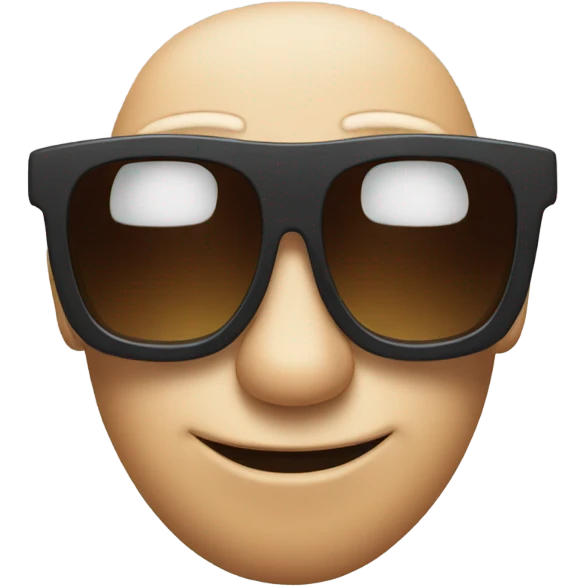 big toe with sunglasses  emoji