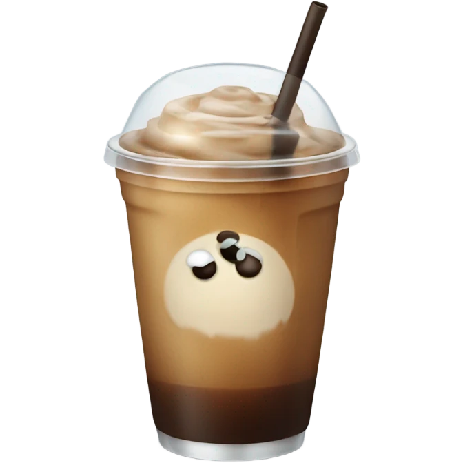 Iced coffee emoji