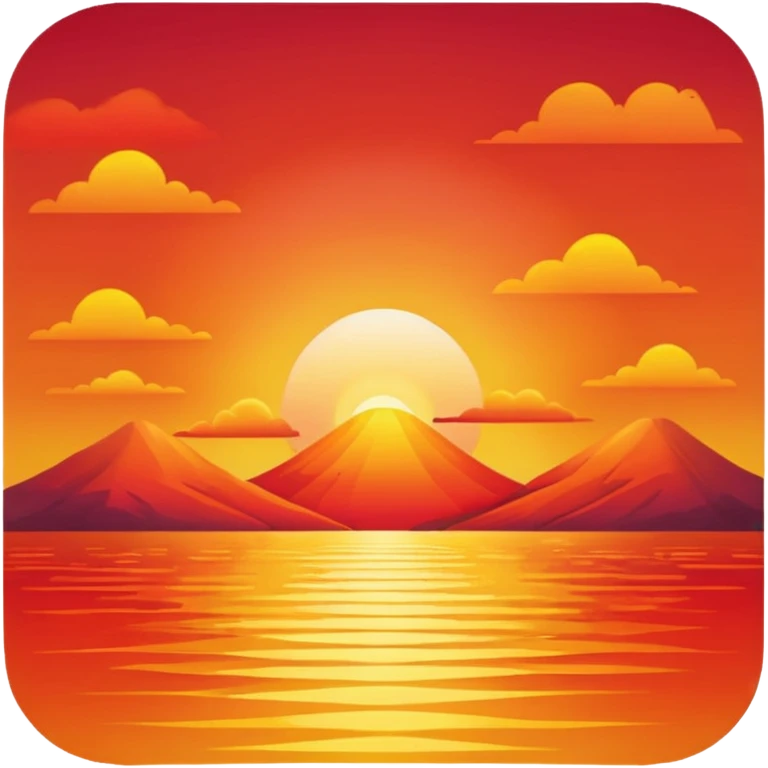 Sunset emoji
